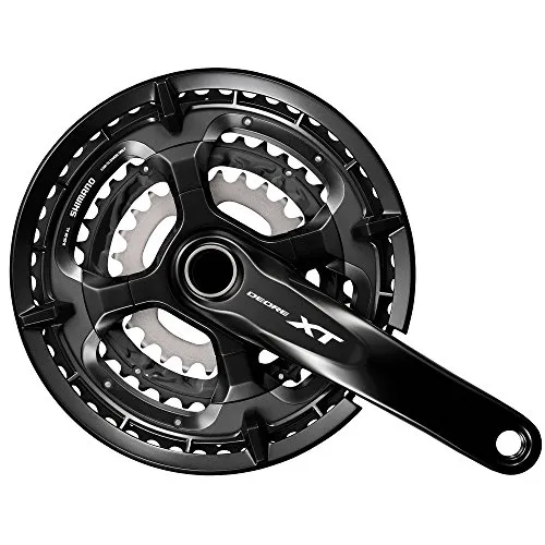 Shimano Deore XT FC-T8000 Trekking Kurbel 170mm - Kurbeln & Kurbelgarnituren, 3x10-fach mit 48/36/26 Zähnen, ideal für Trekking und Mountain Bikes, leicht und langlebig aus Aluminium gefertigt.