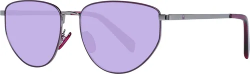 Benetton Sonnenbrille BE7033 761 56 Damen Lila - Sonnenbrille für Damen in trendigem Lila, 100% UVA & UVB Schutz, inkl. Original-Etui – ideal für den Sommer!