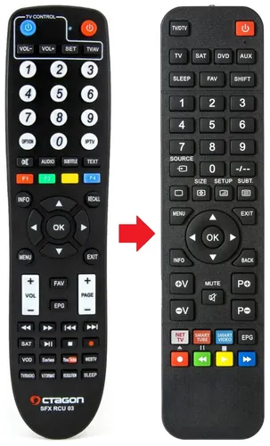 Fernbedienung geeignet für OCTAGON SFXRCU03