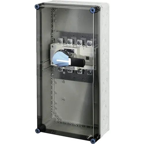 Hensel Mi 7454 Lasttrennschaltergehäuse 250 A - Zubehör für Lasttrennschalter 250 A, 4-polig, bietet zuverlässige Sicherheit und einfache Installation für Ihre elektrischen Systeme.