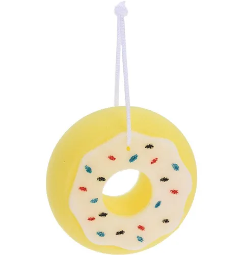 BURI Badeschwamm Donut Duschen Waschen Körper Pflege Peeling Massage Wellness