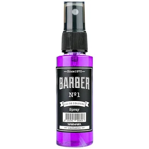 BARBER MARMARA No.1 Mini Eau de Cologne Pump-spray Herren (1x 50ml) Aftershave Men - Duftwasser für Unterwegs - Herrenduft Reisegröße - 70° Alkohol | Duftfläschchen mit Zerstäuber