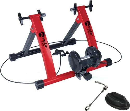 Velo Pro Turbo Trainer – Magnetisches Indoor-Bike-Trainingsgerät mit klappbarem Stahlrahmen
