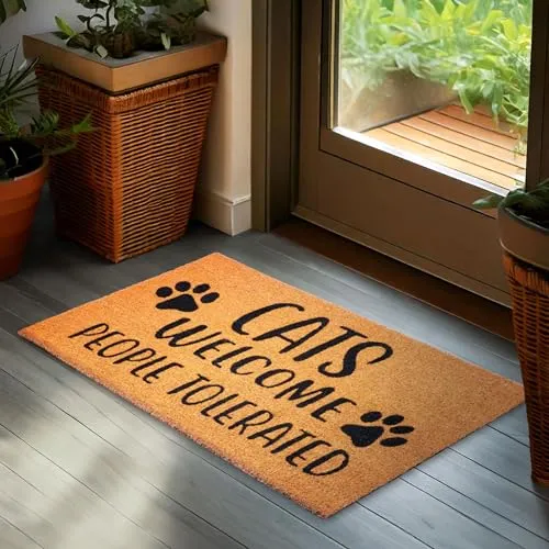 BRUBAKER Fußmatte für Außen und Innen in braun von BRUBAKER