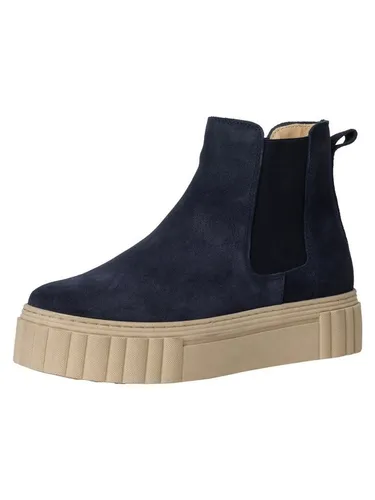 Tamaris Stiefel blau 38 EU - Wanderschuhe in Größe 38, klassischer Stil in Navy, aus hochwertigem Glattleder mit bequemem Wechselfußbett für optimalen Tragekomfort.