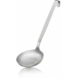 GEFU Schaumlöffel BASELINE - Silberfarben - Sonstiges Besteck mit hitzebeständigem Edelstahlkern für stabile Kontrolle beim Schöpfen, spülmaschinengeeignet und rostfrei.