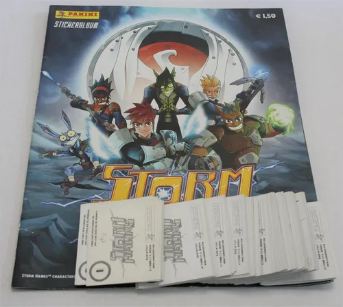 Strom Hawks - Sammelsticker - Komplettsatz + Album - Sammelsticker Komplett-Kollektionen, ideal für Sammler und Fans von Film & Fernsehen, inklusive Album für eine ordentliche Präsentation.