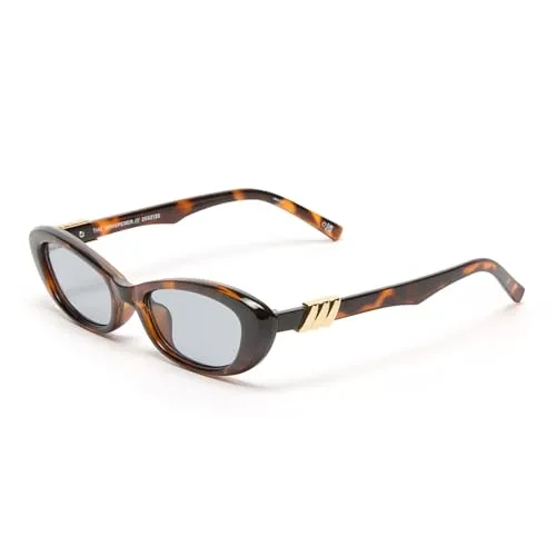 Le Specs THE WHISPERER DARK TORT in braun von Le Specs