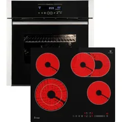 KKT KOLBE Autarkes Herdset 60cm mit Einbaubackofen und Kochfeld