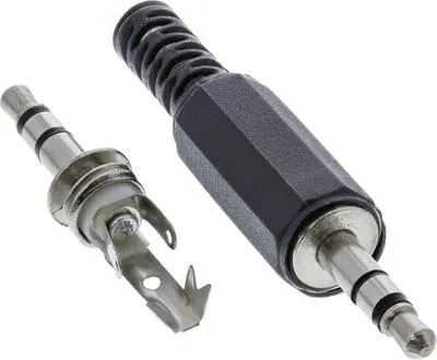 InLine® Klinkenstecker 3,5mm Stereo Lötversion - Hochwertiger 3,5mm Stereo Klinkenstecker, ideal für individuelle Audioprojekte, robust und langlebig.