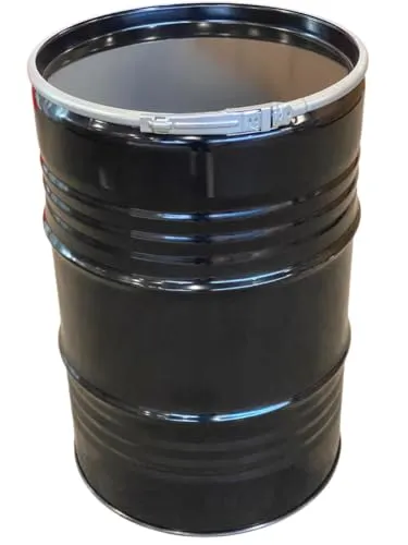 Produktbild Metallfass 210 Liter mit Spannring und Deckel