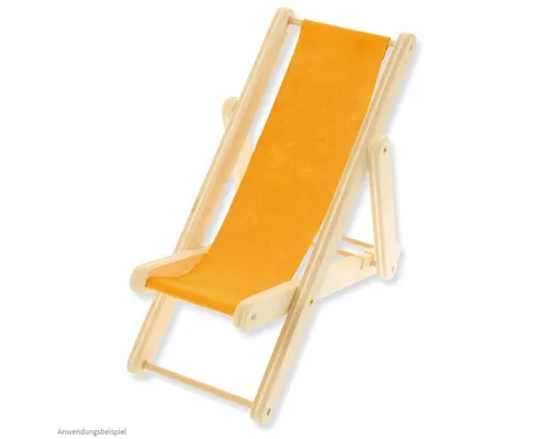matches21 HOME & HOBBY Mini Liegestuhl 30 cm Bausatz Kinder Holzbaukasten