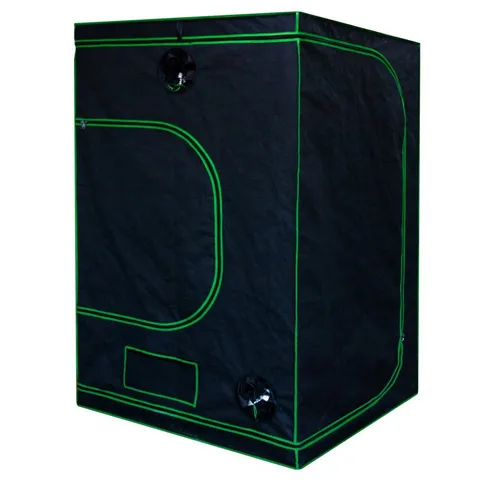Kingpower Gewächshaus Grow Box 140x140x200 cm - Gewächshaus für Indoor und Outdoor, 99,9 % lichtundurchlässig und mit hochreflektierender Folie für optimales Pflanzenwachstum. Ideal für die kalte Jahreszeit.
