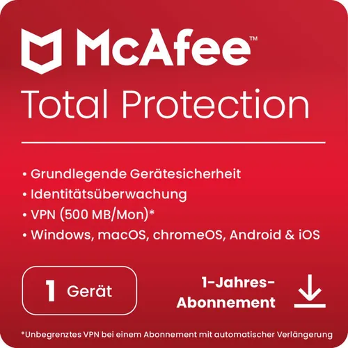 McAfee Total Protection | Download & Produktschlüssel