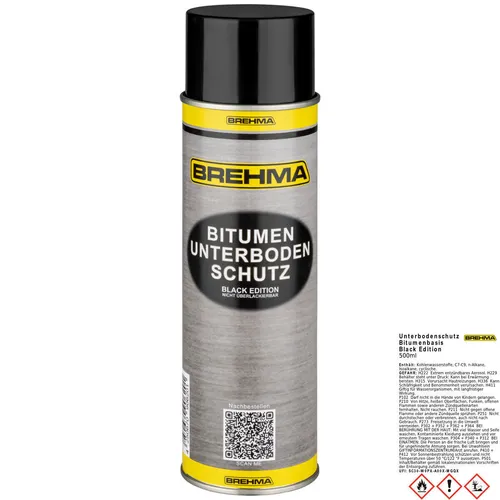Unterbodenschutz Steinschlagschutz Bitumen Spray schwarz 500ml Spraydose