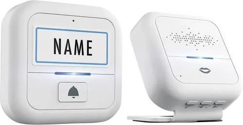 M-e modern-electronics ADF 210 Türsprechanlage Funk Komplett-Set - Drahtlose Türsprechanlage für 1 Familienhaus, einfache Bedienung und hervorragende Sprachqualität, ideal für mehr Sicherheit im Zuhause.