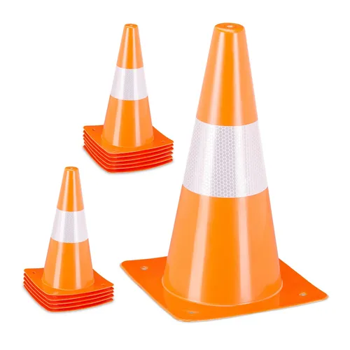 Pylonen Markierungskegel Warnkegel Absperrkegel stapelbar 160 g Verkehrshütchen