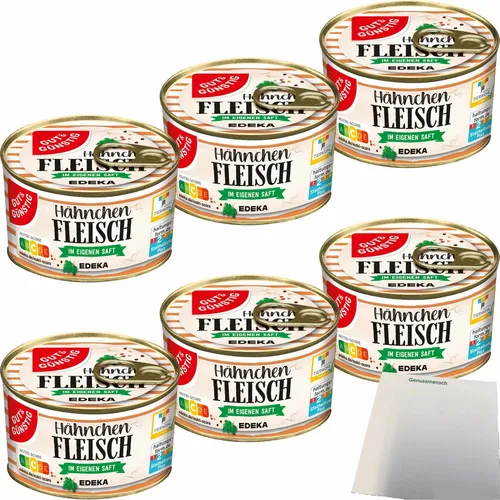 G&G Hähnchenfleisch im eigenen Saft 6er Pack 6x300g Dose usy Block