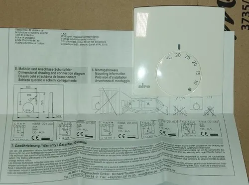 ALRE Raumtemperaturregler RTBSB-201.002 - Sonstige, präzise Temperaturregelung mit Öffner-Funktion für effiziente Heizungssteuerung und Kostenersparnis.