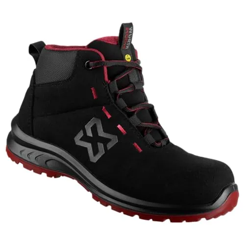 WÜRTH MODYF Cruise Lady Mid S3S ESD Sicherheitsstiefel Damen - Damen Sicherheitsstiefel mit Fiberglas-Zehenschutz, ideal für Industrie und Handwerk. Rutschfeste Sohle und atmungsaktives Obermaterial sorgen für Komfort und Sicherheit im Arbeitsalltag.