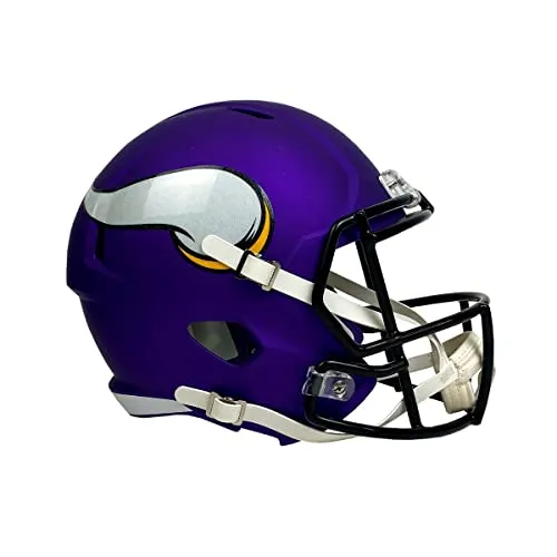 Riddell Sport Fanshop Replik Geschwindigkeit Sammlerhelm in Team-Farbe - Hochwertiger Replica Speed NFL Football Helm mit offiziellen Team Decals. Ideal für Sammler und Fans, nicht für Wettbewerbe geeignet.