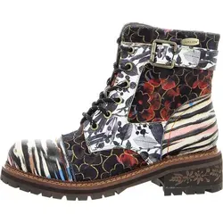 Laura Vita Schnürstiefeletten Damen 37 EU - Bunt und Trendy - Bunte Schnürstiefeletten für Damen, ideal für modische Akzente und den täglichen Komfort.