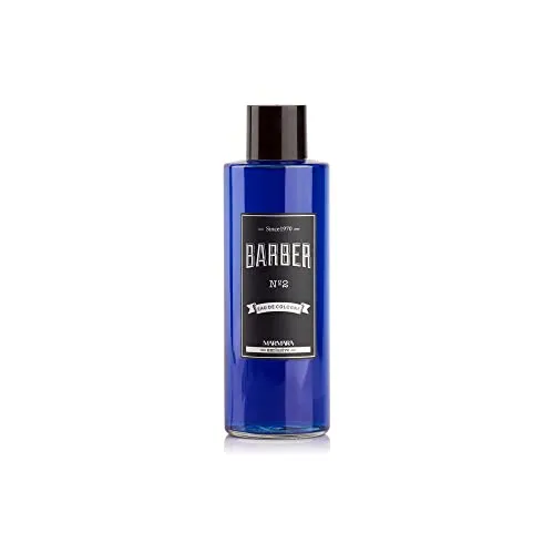 BARBER MARMARA No.2 Eau de Cologne Herren Splash im Glas Flacon 1x 500ml - After Shave Men - Duftwasser - Rasierwasser Männer - Erfrischt kühlt - Duft Herren - Desinfizierend 70° Alkohol