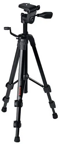 Bosch Home and Garden Stativ 0603691200 - Messgeräte - Präzises Stativ mit max. Höhe von 1200mm, ideal für exakte Laserpositionierung dank Feinhöhenverstellung und integrierten Libellen.