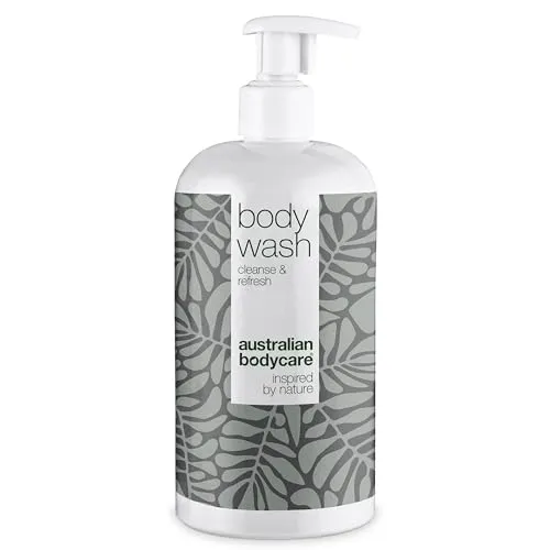 Produktbild Teebaumöl Duschgel 500 ml mit Teebaumöl bekannten Terpineol von Australian Bodycare. Für Unreine, Trockene Haut, Juckreiz, Körpergeruch, Pilz & Akne