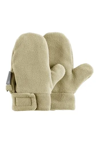 Sterntaler Fäustling mit Daumen, aus Microfleece mit Klettverschluss, gefüttert - unisex Accessoires für Babys & Kleinkinder - weich, warm und bequem, langlebig - beige, Gr. 1