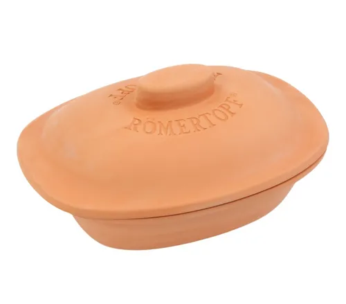 Römertopf Ton Bräter Keramik-Topf Dampf Garer Tontopf Schmor-Topf für 4 Personen