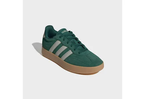 adidas Sportswear BARREDA Sneaker im Stil des adidas Handball Spezial in Grün 46 EU - Sportlicher Sneaker aus Leder und Synthetik, ideal für den Alltag. Bitte 1,5 Größen größer bestellen für optimalen Tragekomfort.