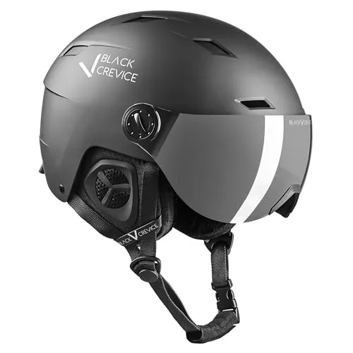 Helm Black Crevice M 54-57 cm schwarz