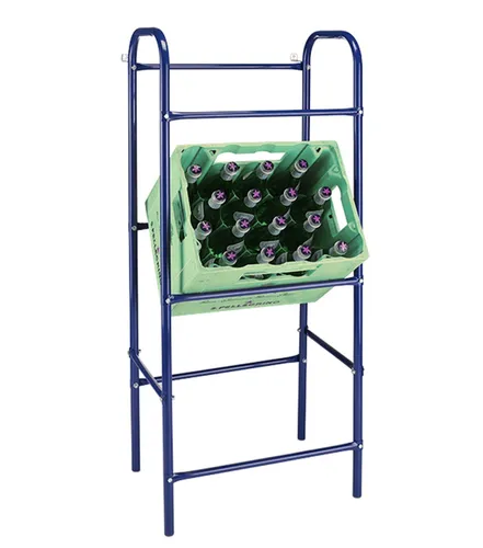 3er Flaschenkastenständer für Getränke - Standregal für bis zu 3 Getränkekisten, ideal für effiziente Lagerung und einfache Montage, passend für Euro-, Klapp- und Universalboxen.