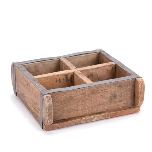 DESIGN DELIGHTS Truhe HOLZ ZIEGELFORM 