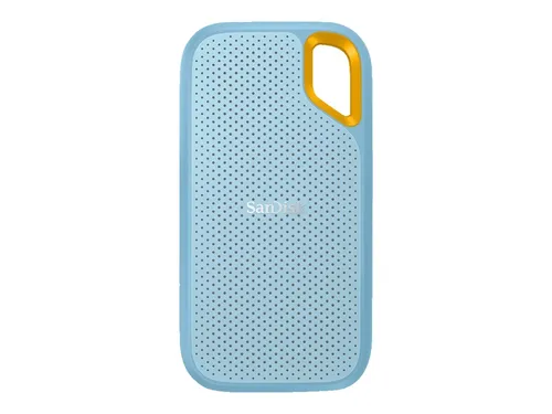 SANDISK Extreme Portable V2 - Externe 1TB SSD, USB 3.2 Gen 2, himmelblau, ideal für ein aktives Leben und bis zu 2x schneller als Vorgänger