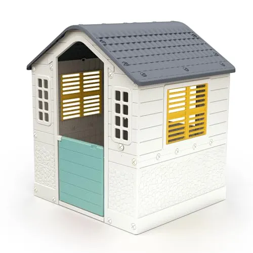 Dolu 3311 Spielhaus Weiß/Blau/Gelb