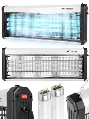 MalTec Insektenvernichter elektrisch Mosquito Killer Lamp 60W Mückenlampe UV-Licht Moskito Indoor Trap