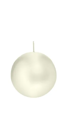 Wiedemann Kerzen Kugelkerze Kugelkerzen Elfenbein Ø 80 mm, 6 Stück