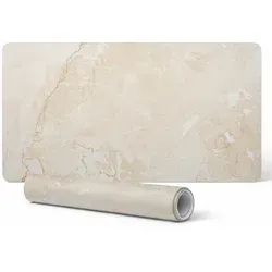 Rutschfeste Gaming-Schreibtischmatte aus Vinyl mit Marmoroptik, 90 x 45 cm