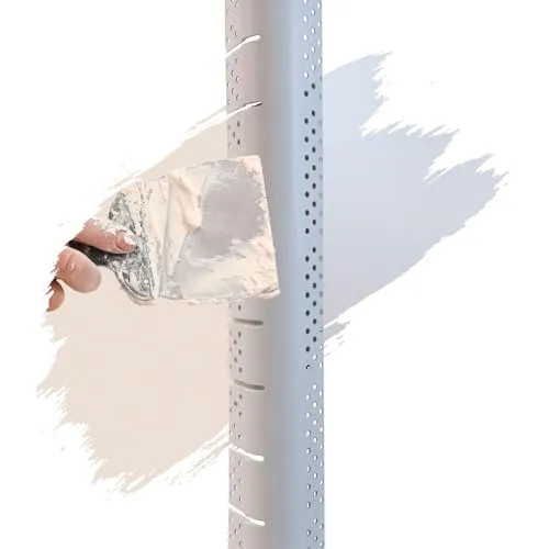 ProfileXXL PVC Eckwinkel, Eckprofil, Rund, Kantenschutz flexibel Trockenbau 2,5m Weiß 55 x 23mm Runde Kante für Bogen