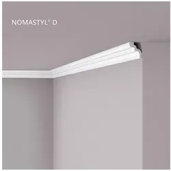 NOËL & MARQUET by nmc Deckenleiste NMC D NOMASTYL Eckleiste Zierleiste Stuckleiste 2 m, kleben, Extrudiertes Polystyrol (LDPS), 1-St., 1 x Stuckleiste, Eckleiste Zierleiste Stuckleiste 2 m weiß 200 cm