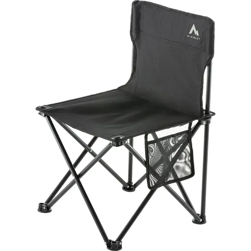 McKINLEY Faltstuhl Camp 10 BLACK - Leichter Faltstuhl für Outdoor-Enthusiasten: Der McKINLEY Camp Chair 10 wiegt nur 2,2 kg und bietet stabilen Sitzkomfort bis 120 kg. Ideal für Camping, Festivals oder den Garten, kommt er mit einer praktischen Tragetasche.