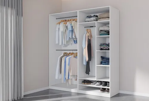 Marmex Möbel Garderoben-Set TRES SET A/B in weiß von Marmex