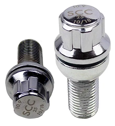 Felgenschloss Typ B - M12x1,5-24 mm zweiteilig - L: SW 17 - Kugel R13