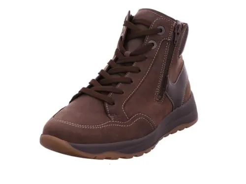 Waldläufer Adult Master-Artikel 662801-200/420 - Braune Wanderschuhe Gr. 46 - Wanderschuhe aus echtem Leder, warm gefüttert und ideal für Outdoor-Aktivitäten bei kühlem Wetter.