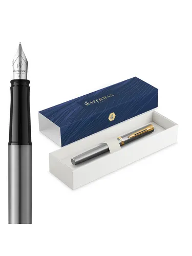 Waterman Impression Edelstahl G.T. Füller mit blauer Tinte von Waterman