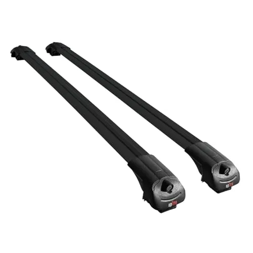 acpar Kompatibel mit Dacia Jogger 2021-2025 ACE-1 Relingträger Dachträger Auto Gepäckträger Schwarz Aluminium 2 Stangen