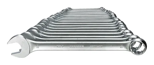 Gedore Ringmaulschlüssel-Satz DIN3113A 8-32 mm 20-teilig - Werkzeug-Sets mit 20 hochwertigen Ringmaulschlüsseln, ideal für präzise Arbeiten und vielseitige Anwendungen in Werkstatt und Garage.