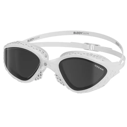 Buddyswim Schwimmbrille Ozean. Schwimmbrille Herren mit UV400-Schutz, Antibeschlag Schwimmen Zubehör Damen, Swimming Goggles mit Panoramasicht, Bequemer Sitz dank HCF‑Technologie. Ideal für Pool